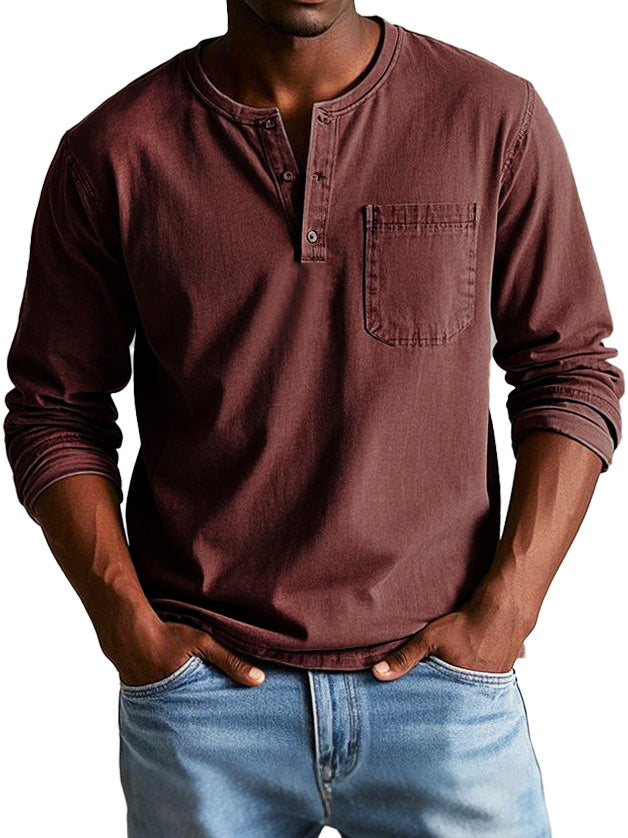 Ellis Wade™ | Vintage Henley Shirt