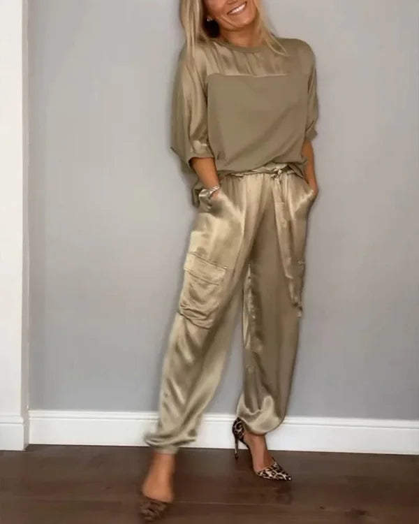 Margaret™ | Elegant Satin Set