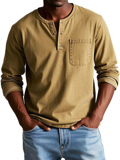Ellis Wade™ | Vintage Henley Shirt