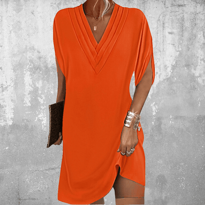 Saige™ | Elegant V-Neck Dress