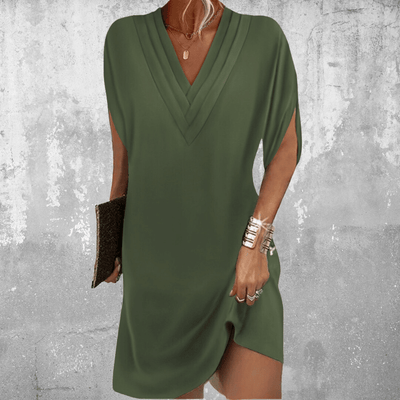 Saige™ | Elegant V-Neck Dress