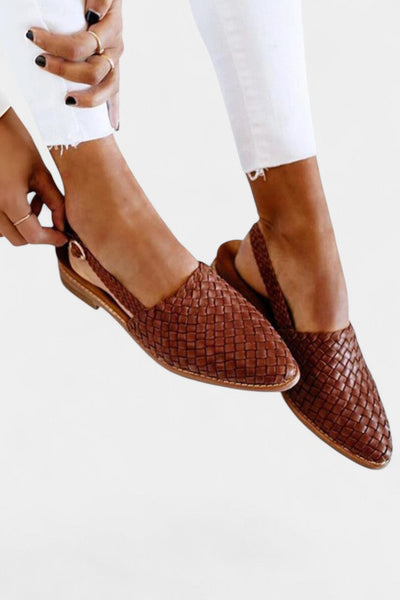 Evelyn™ | Hand-Braided Ballerina Flats