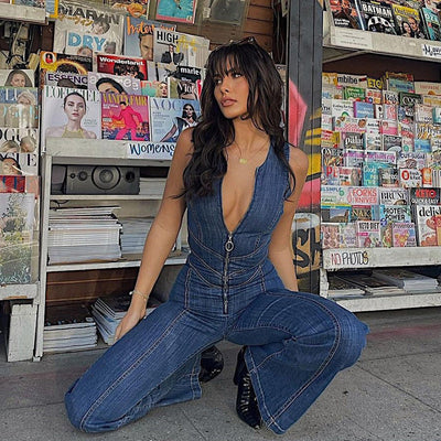 Zalika™ | Nova Denim Jumpsuit