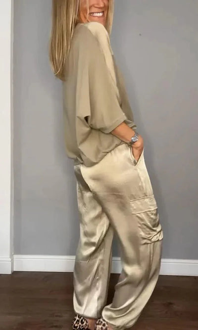 Margaret™ | Elegant Satin Set