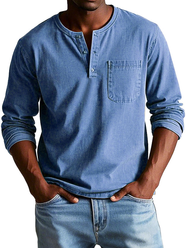 Ellis Wade™ | Vintage Henley Shirt