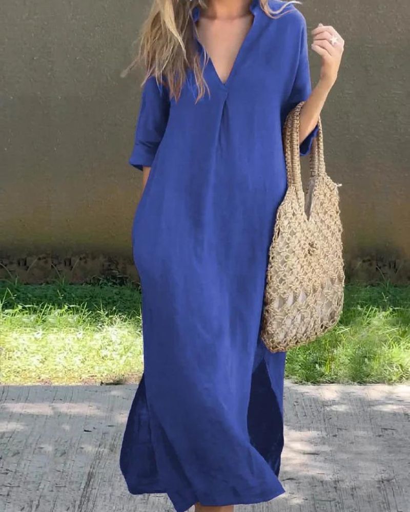 Simba™ | Linen Pocket Dress