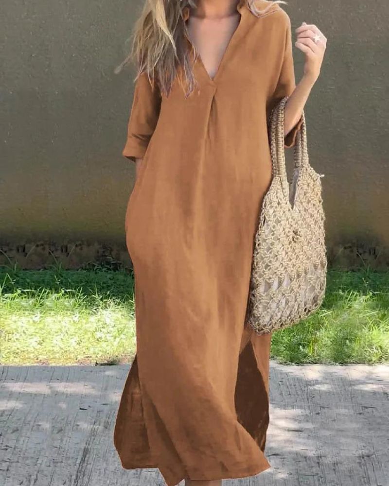 Simba™ | Linen Pocket Dress