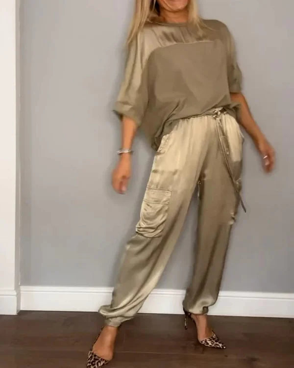 Margaret™ | Elegant Satin Set