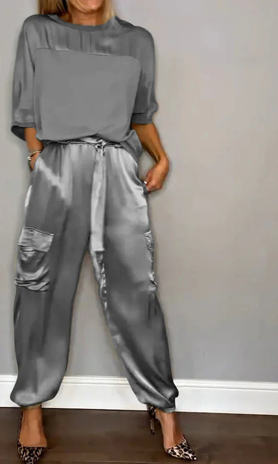 Margaret™ | Elegant Satin Set