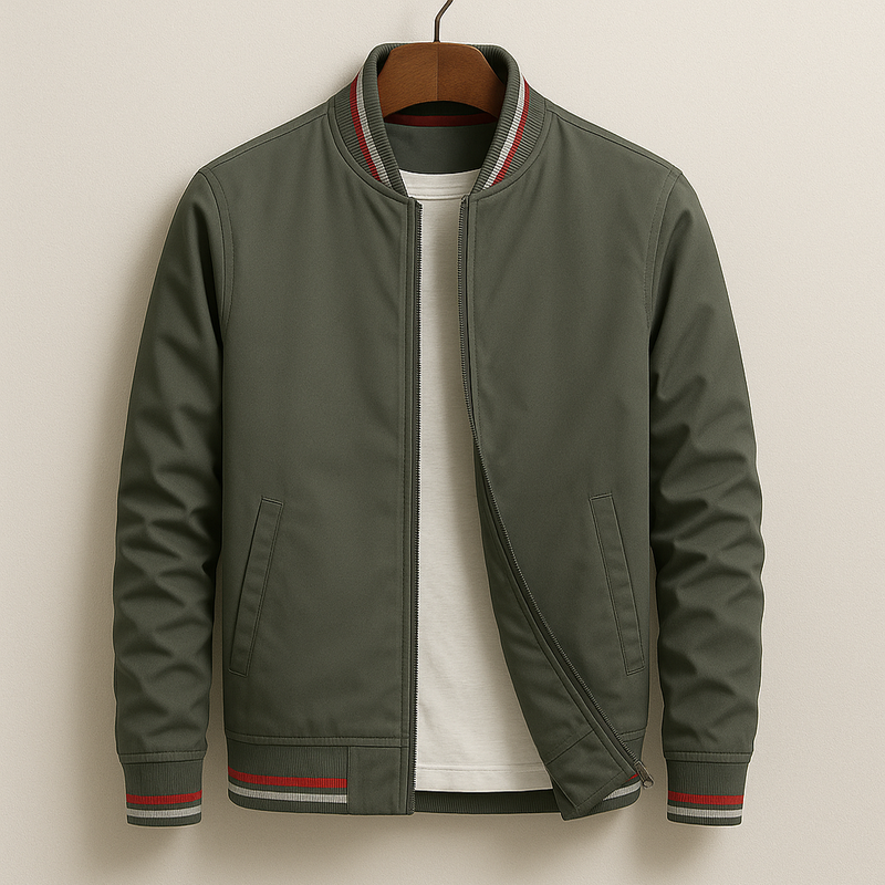 Stripes™ | Chic Bomber Jacket