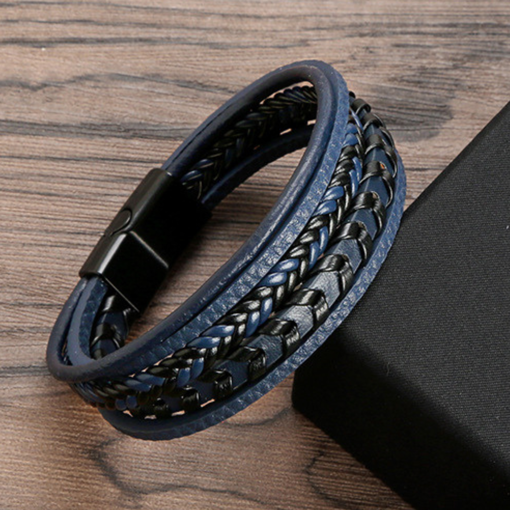 Ragnar™ | Leather Braided Viking Bracelet