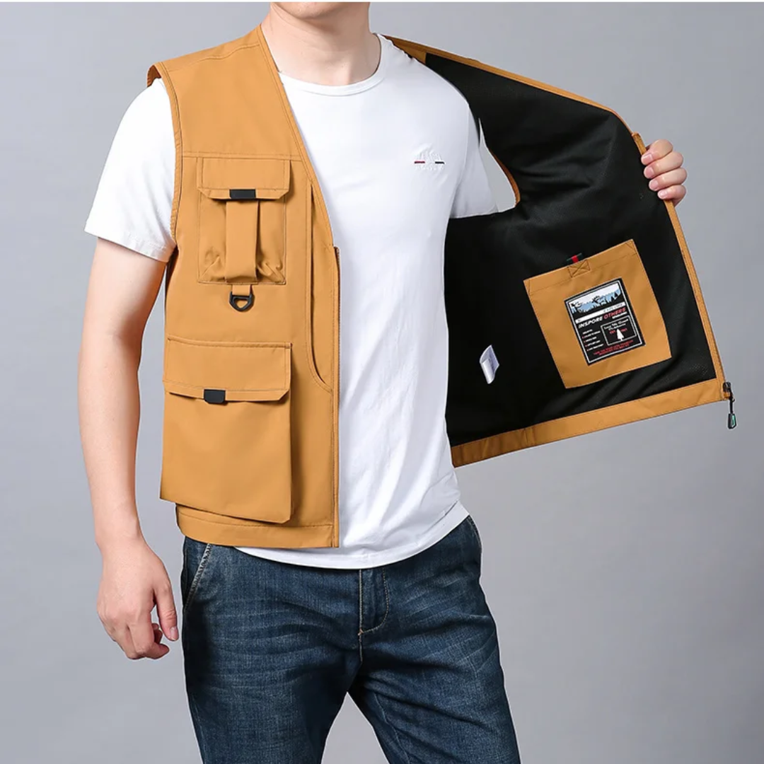 Gilbert™ | Elegant Cargo Vest