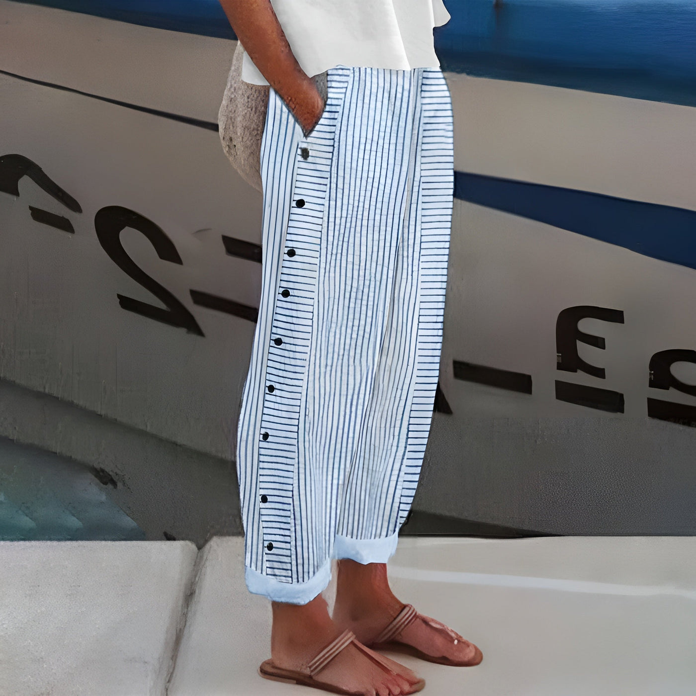 Sandrine™ | Linnen Trousers