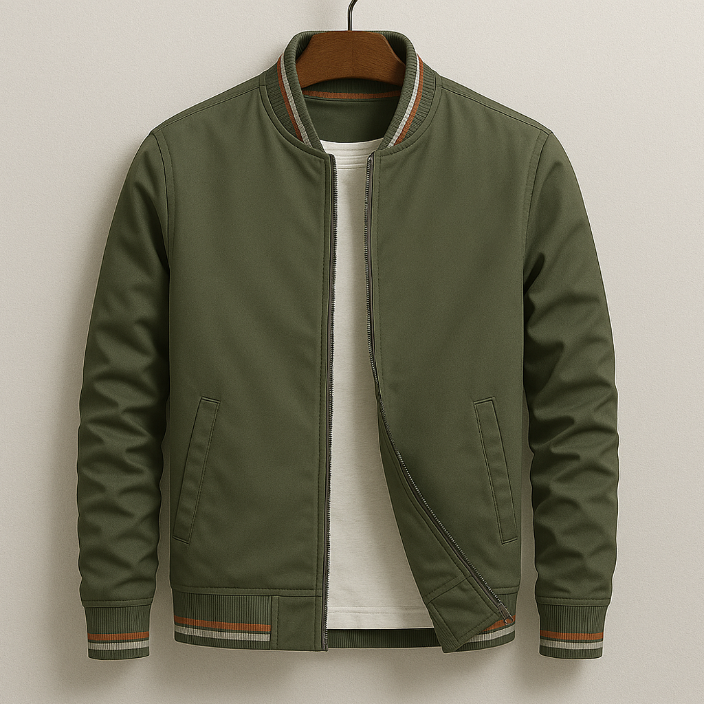 Stripes™ | Chic Bomber Jacket
