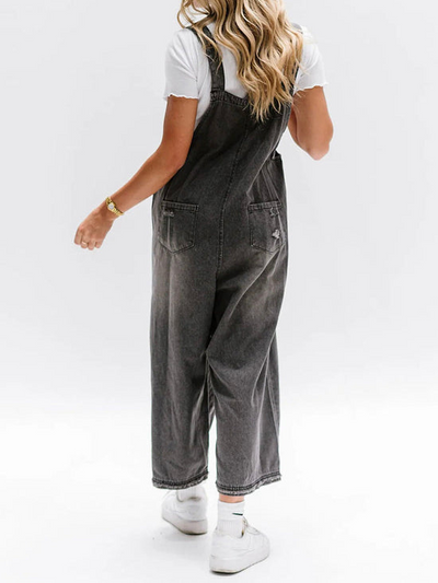 Ellise™ | Relaxed Denim Overalls