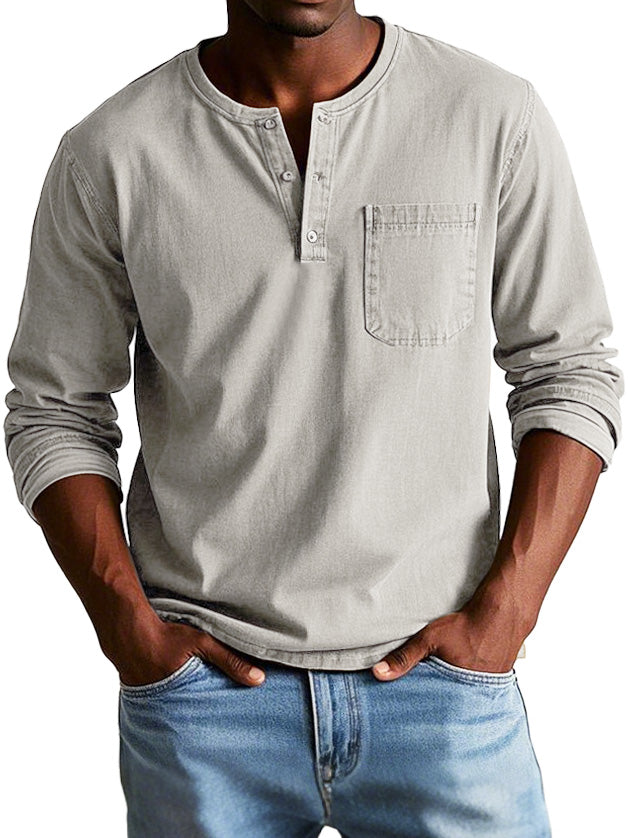 Ellis Wade™ | Vintage Henley Shirt