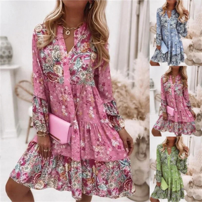 Emmett™ | Button Floral Dress