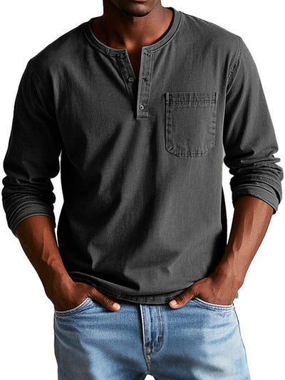 Ellis Wade™ | Vintage Henley Shirt