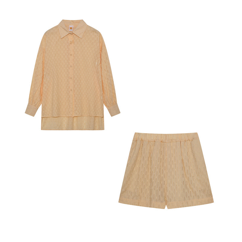 Wynn™ | Chic Shirt & Shorts Set