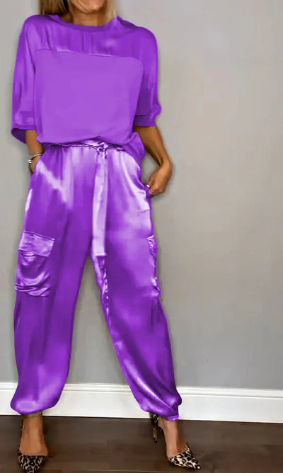 Margaret™ | Elegant Satin Set
