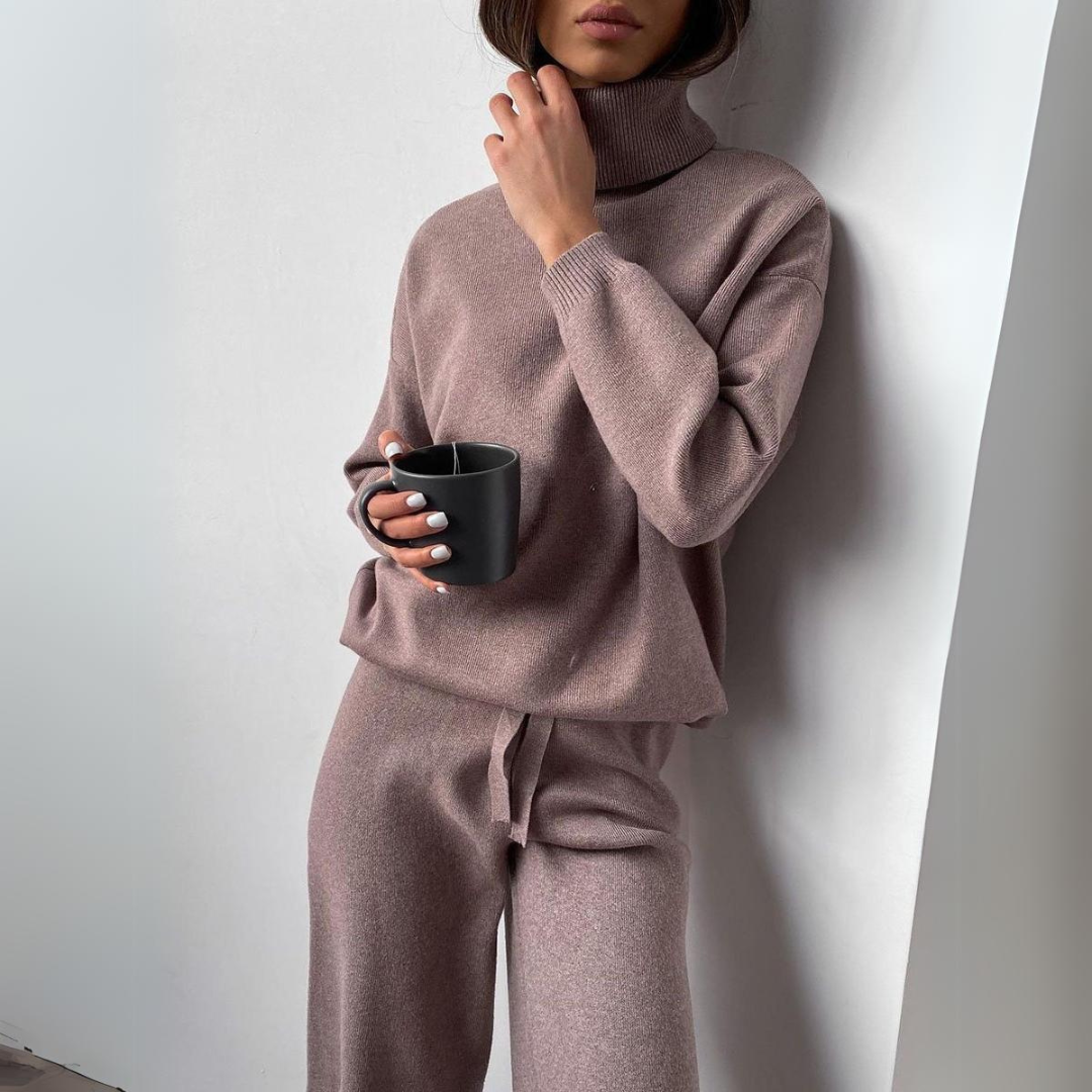 Eliza™ | Comfy Roll Neck Co-ord