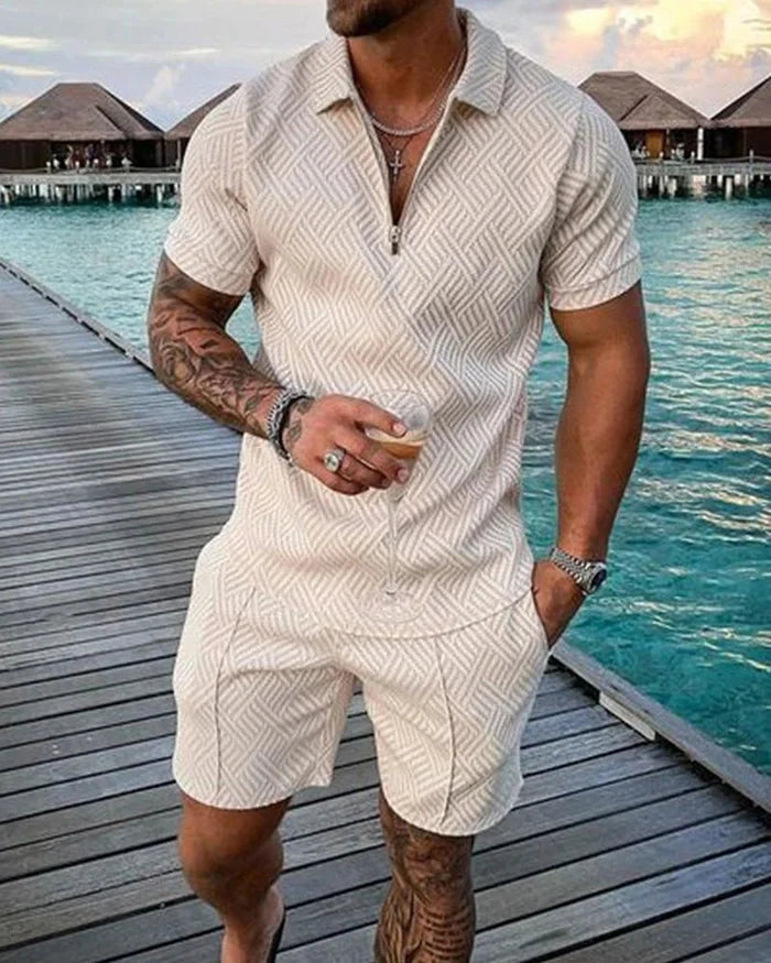 Lukas™ | Cream Polo Set