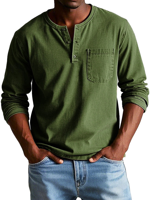 Ellis Wade™ | Vintage Henley Shirt
