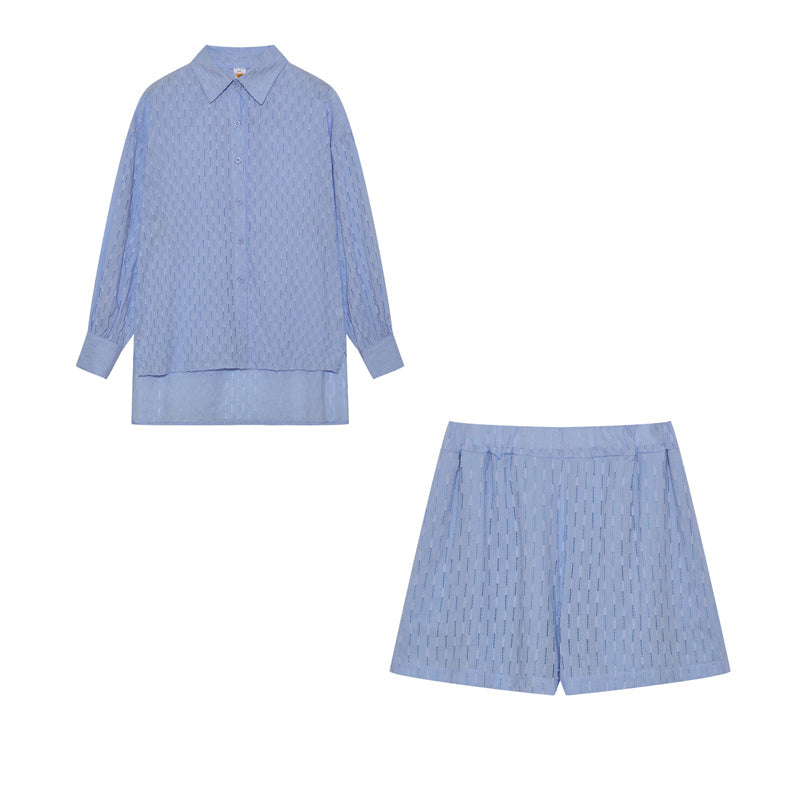 Wynn™ | Chic Shirt & Shorts Set