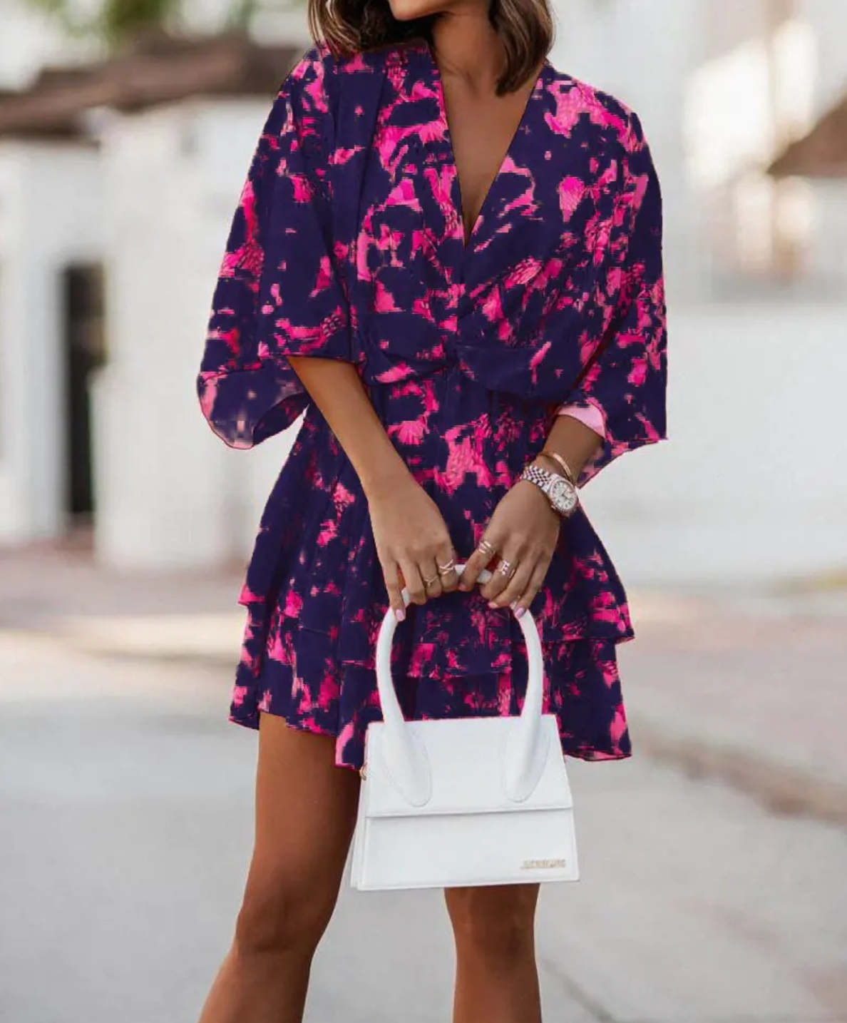 Sienna™ | Bohemian Floral Mini Dress