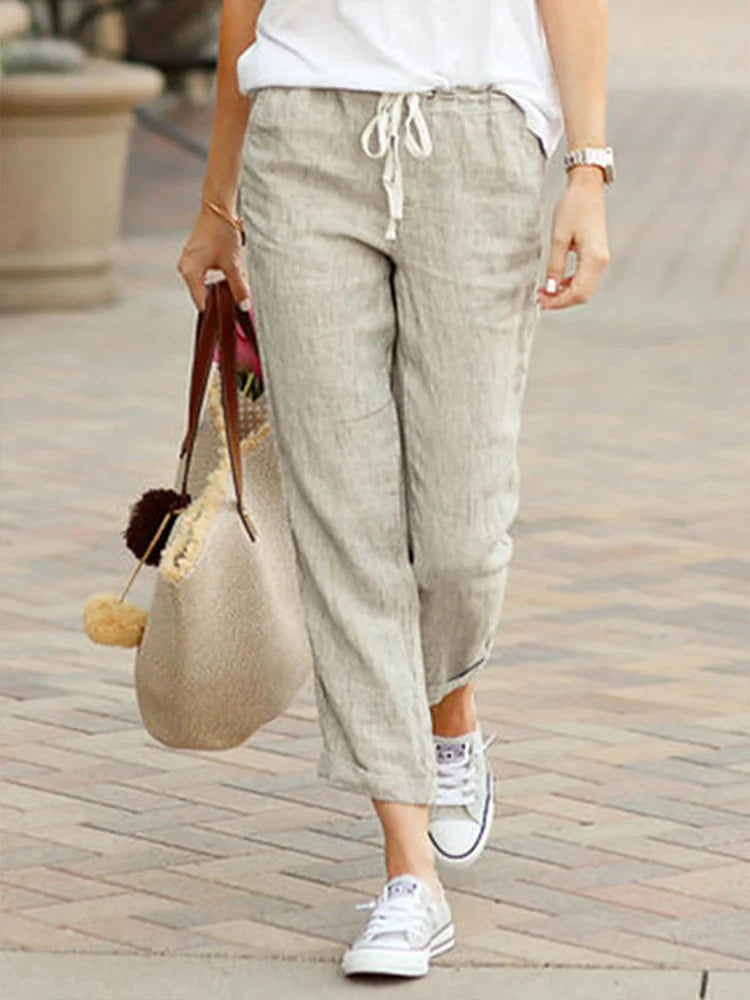 Tahlia™ | Breezy-Linen Trousers