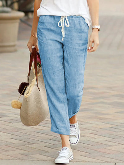 Tahlia™ | Breezy-Linen Trousers