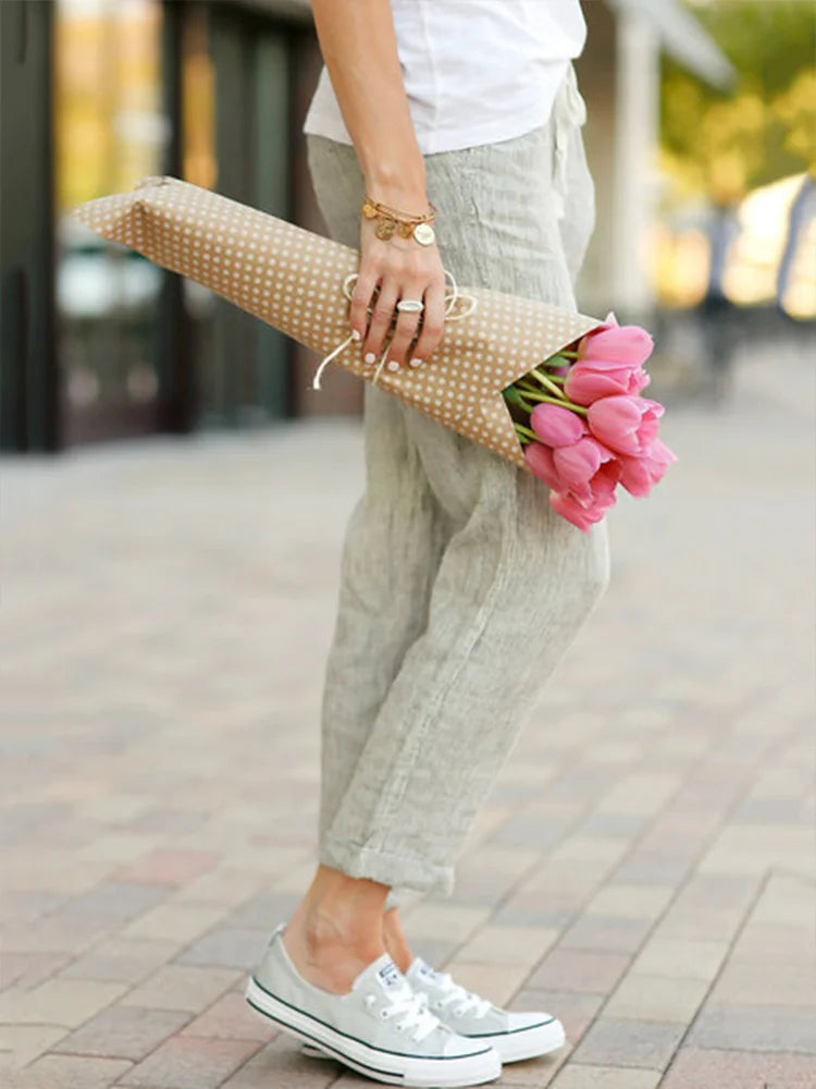 Tahlia™ | Breezy-Linen Trousers