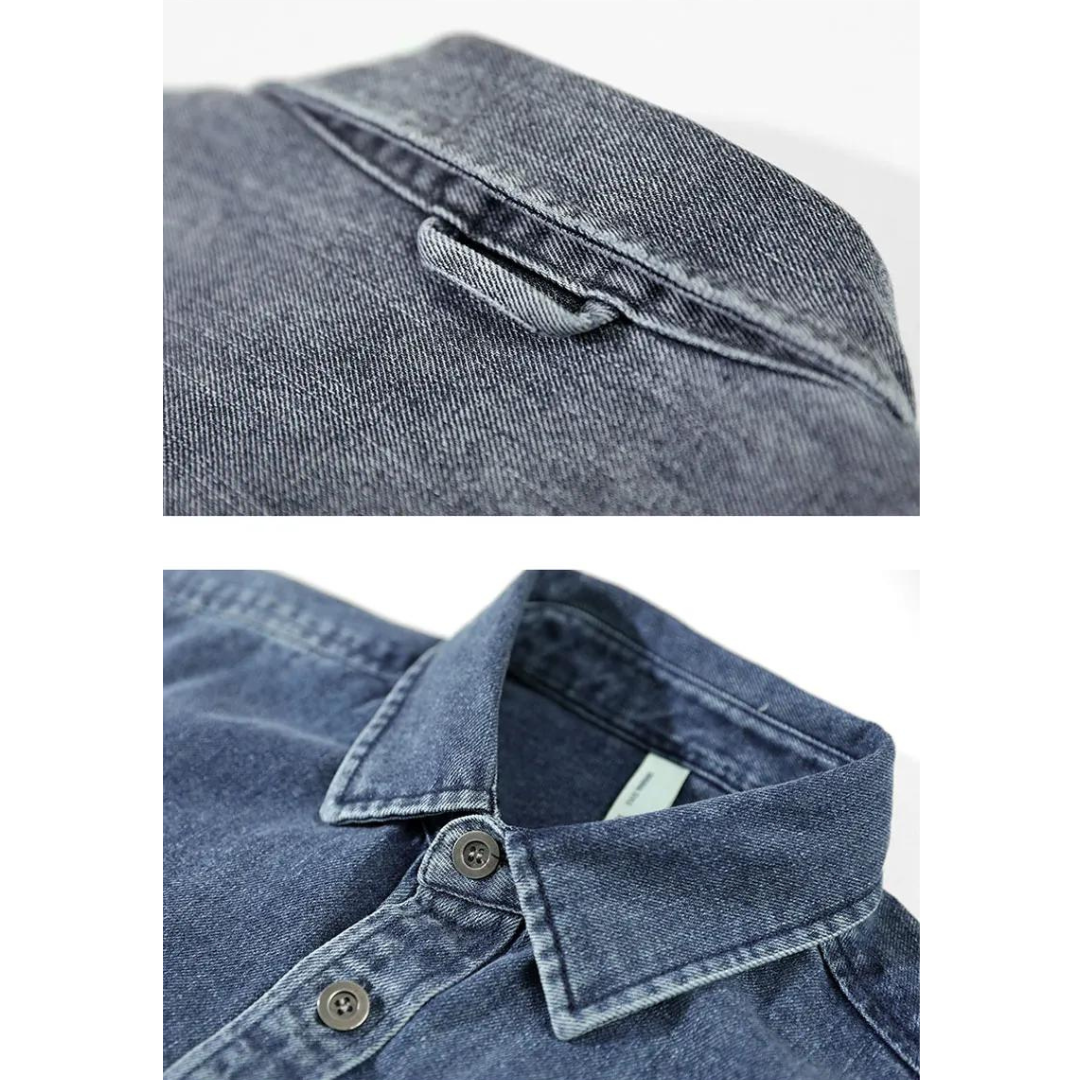 Aimane™ | Vintage Denim Shirt