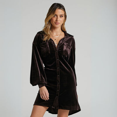 Geraldine™ | Elegant Velvet Dress