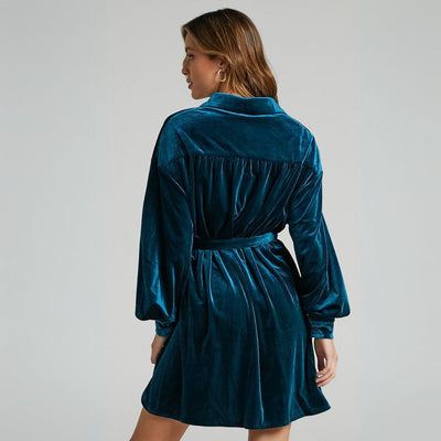 Geraldine™ | Elegant Velvet Dress