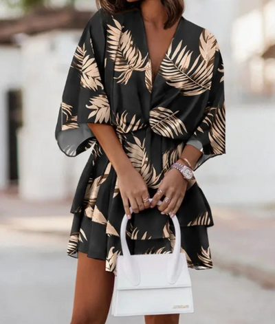 Sienna™ | Bohemian Floral Mini Dress