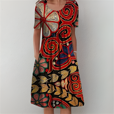 Heather™ | Classic Floral Dress