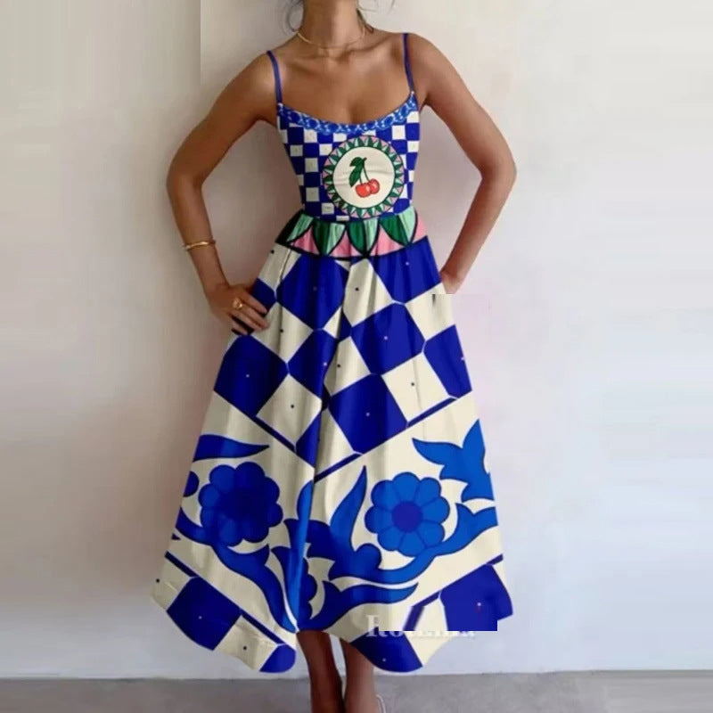 Azure Diamond™ | Strap Dress