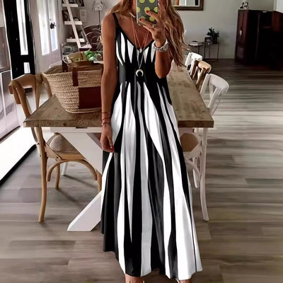Milan™ | Striped Long Dress