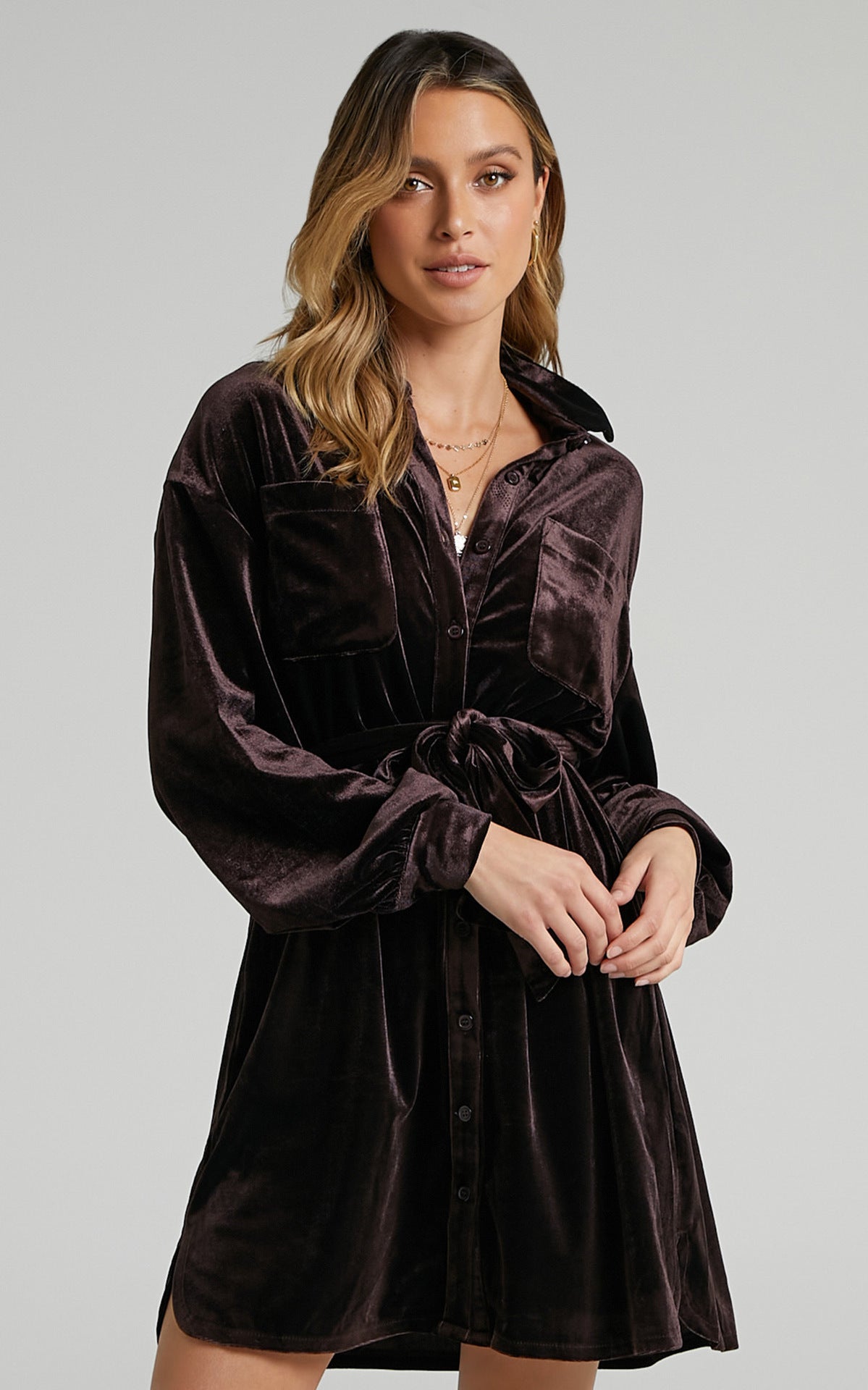 Geraldine™ | Elegant Velvet Dress