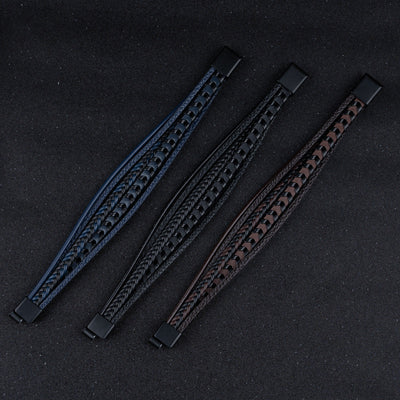 Ragnar™ | Leather Braided Viking Bracelet