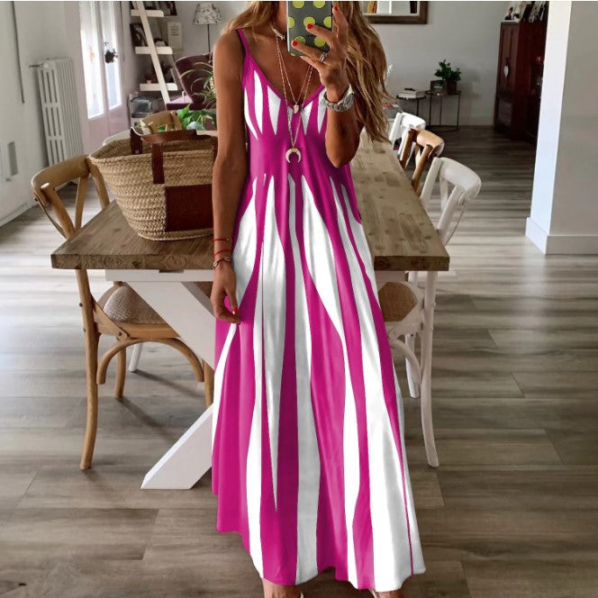 Milan™ | Striped Long Dress