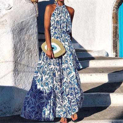 Tabitha™ | Floral Halter Dress