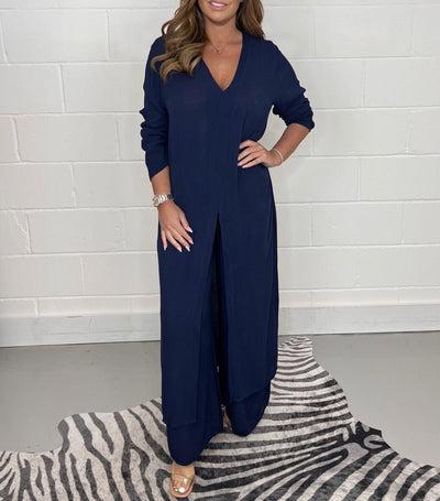 Tilly™ | Casual V-Neck Co-Ord