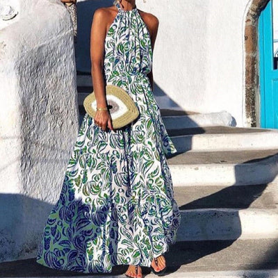 Tabitha™ | Floral Halter Dress