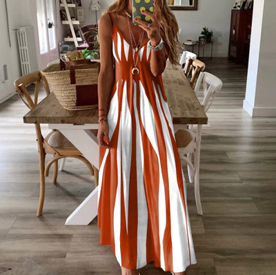 Milan™ | Striped Long Dress