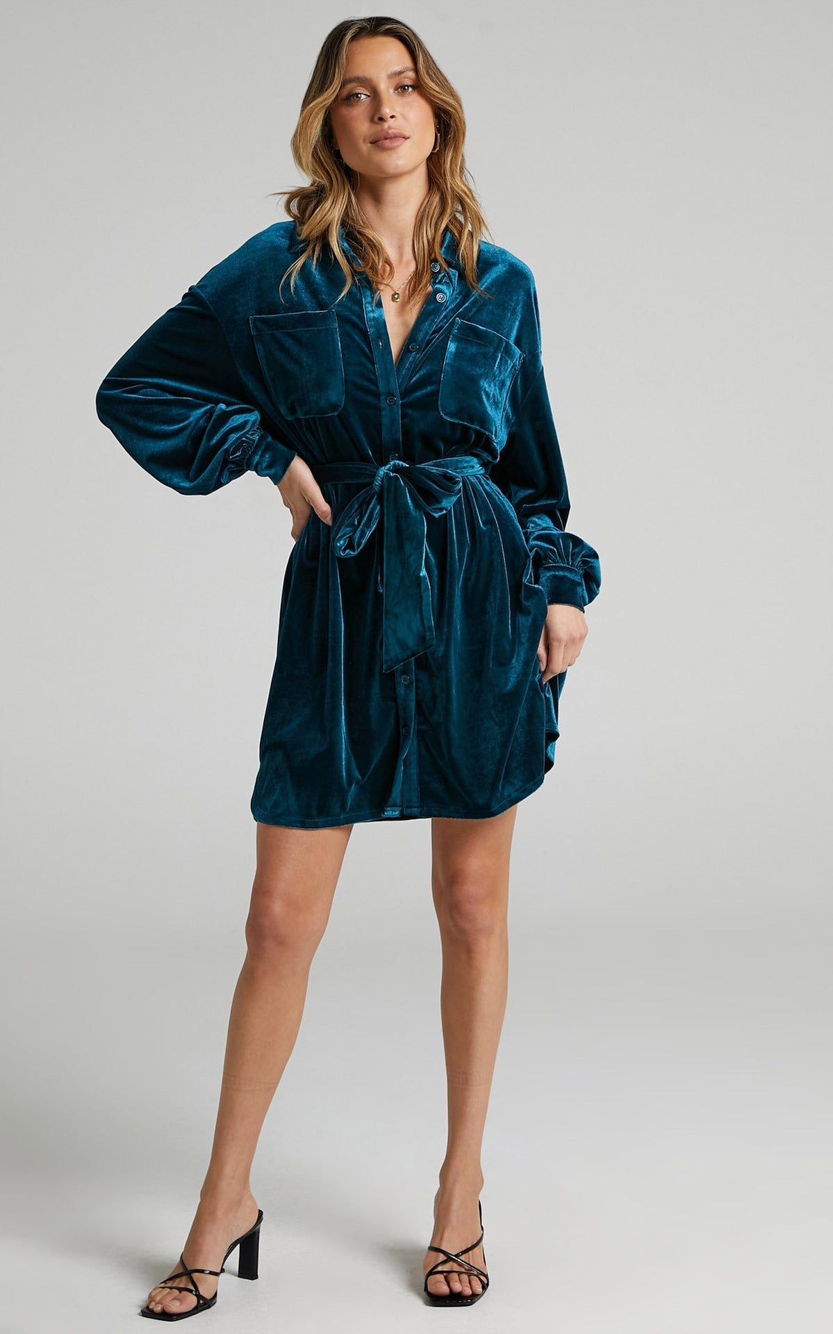 Geraldine™ | Elegant Velvet Dress