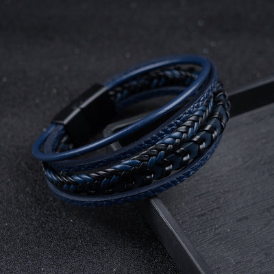 Ragnar™ | Leather Braided Viking Bracelet