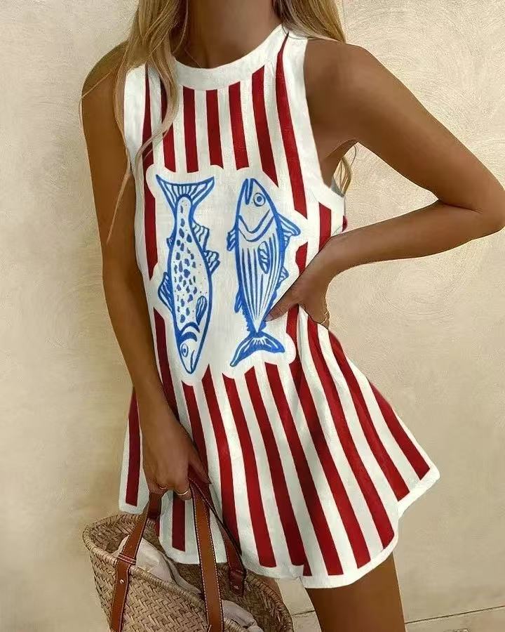 Aquatic Charm™ | Mini Dress