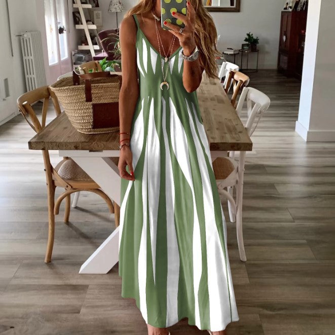Milan™ | Striped Long Dress